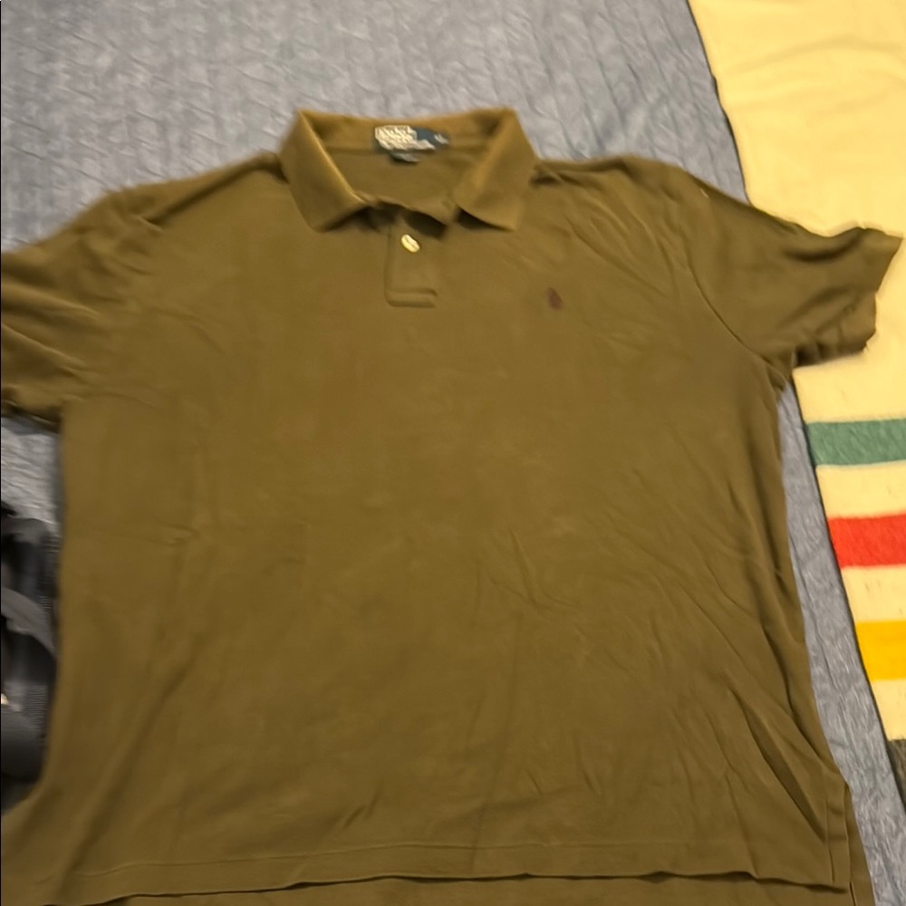Polo by Ralph Lauren Men's Dark Green Polo Shirt